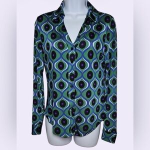 ☘️✨Truth by Republic Women’s Blouse Reto 60’s Vibe– Size(M) NWT☘️✨